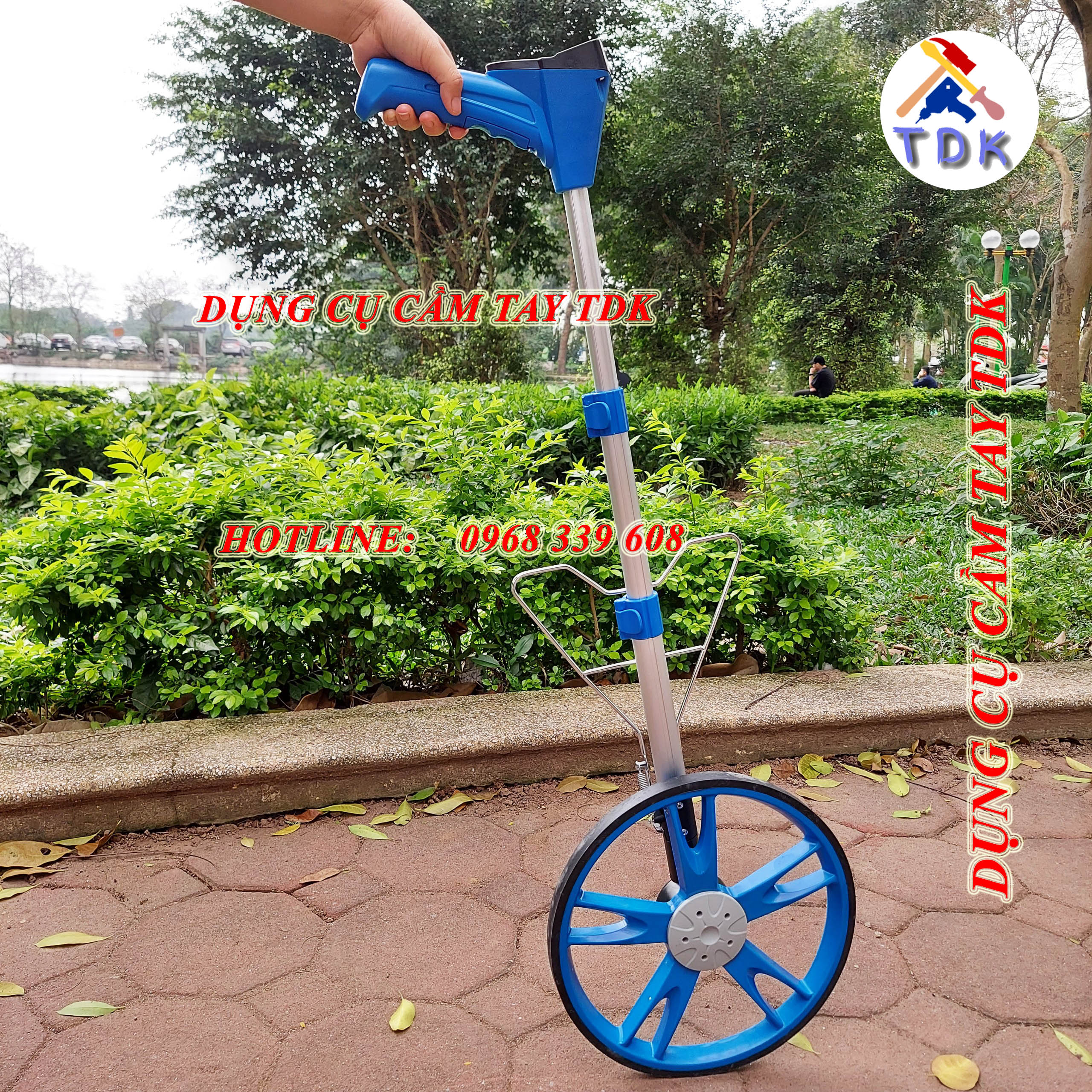Thước bánh xe đo chiều dài đường, thước lăn đường điện tử D0031 CMART