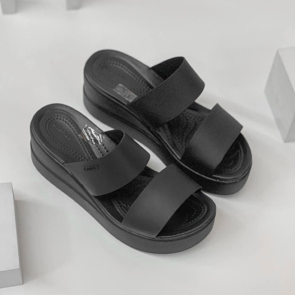 [SALE KHỦNG][CHÍNH HÃNG][4 MÀU] GIÀY ĐẾ XUỒNG NỮ CROCS BROOKLYN