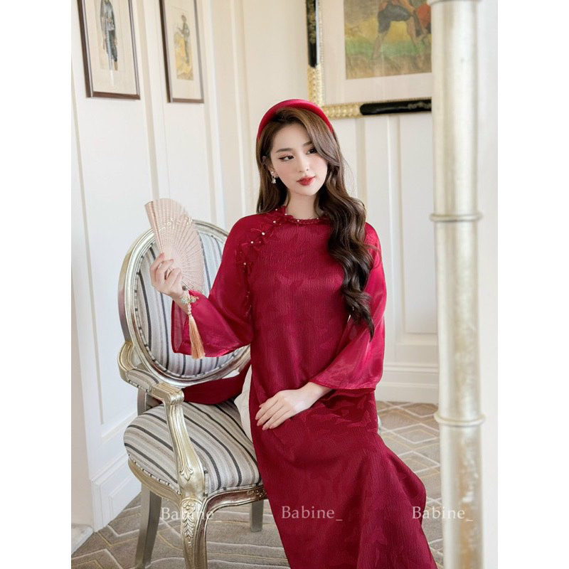 Set áo dài cách tân cho mẹ hoặc cho bé