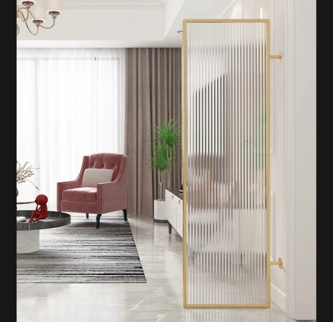 (PRE ORDER) Wall partition, glass divider, living hall partition ...