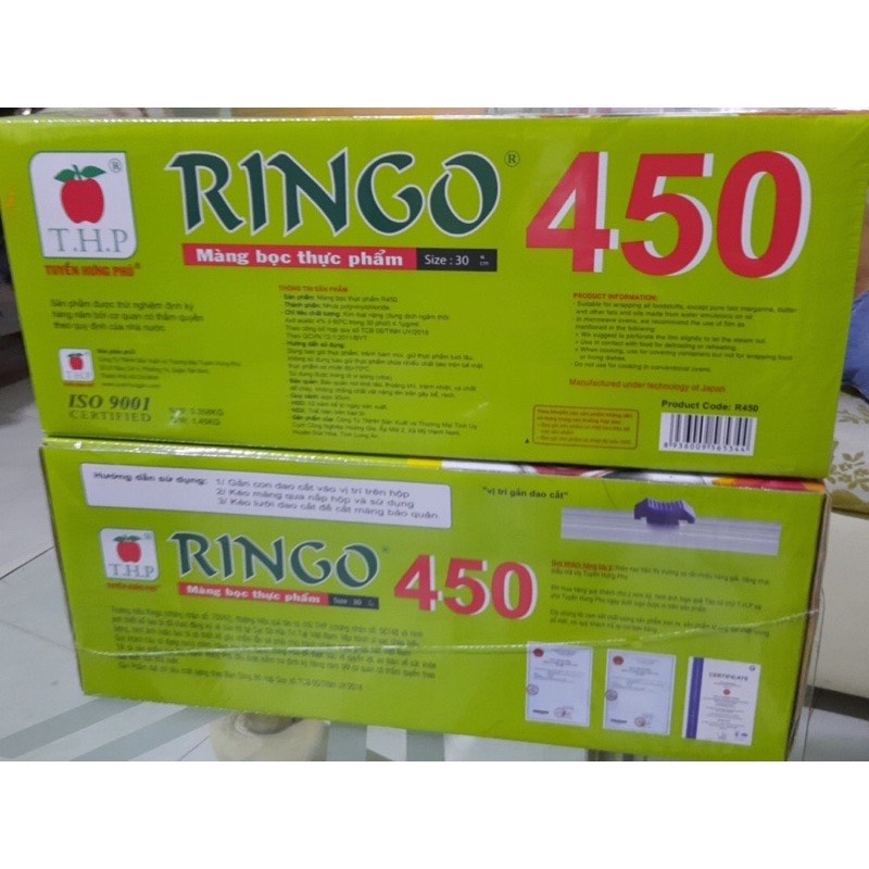 Màng bọc thực phẩm Ringo 450 có dao cắt