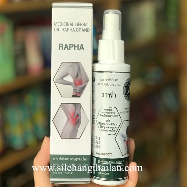 Dầu xịt xoa bóp Rapha