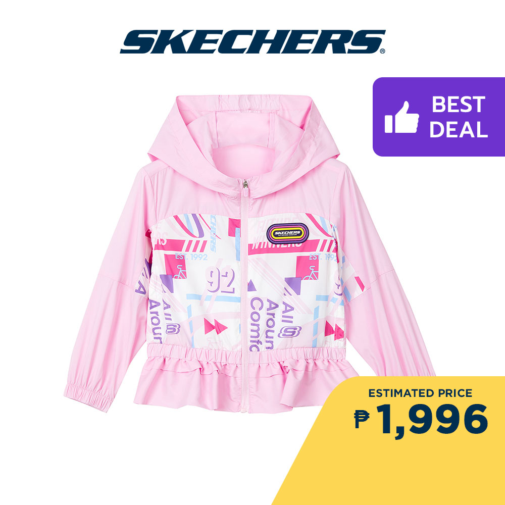 Skechers Girls UV PROTECT Freestyle Bicycle Cycling Jacket