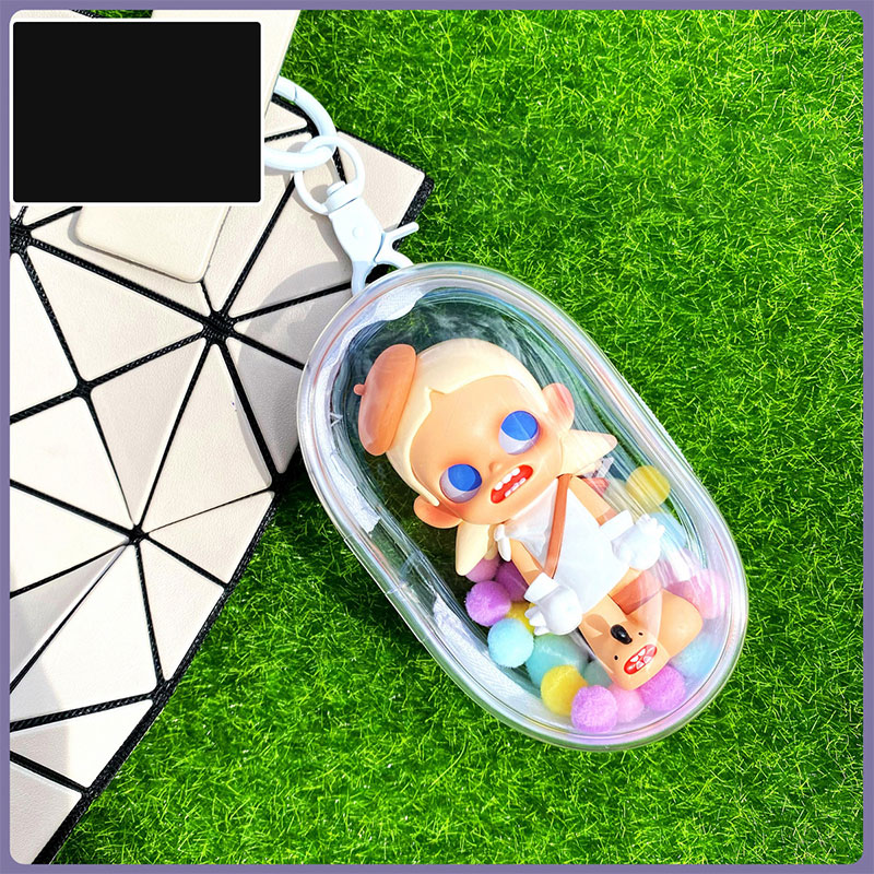 Cute bento bag modeling small hanging bag closed blind box display storage bag