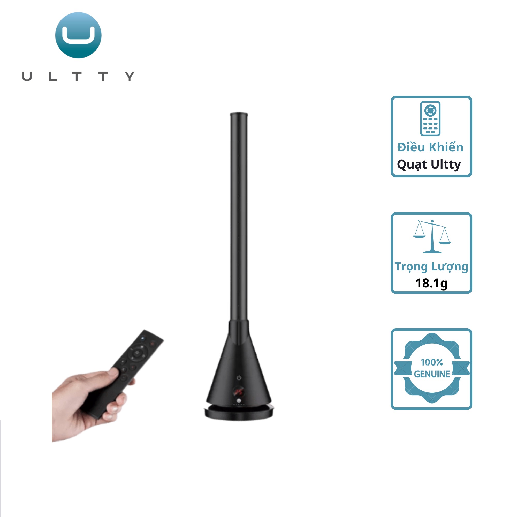 Điều khiển từ xa quạt tháp 2 chiều ULTTY CR018H
