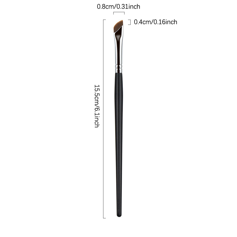 1Pc Eyeliner Brush Knife Edge Makeup Brush Liquid Eyeliner Brush Ultra Thin Fine Oblique Angle Flat Head Eyebrow Brush Fullhouse. 
