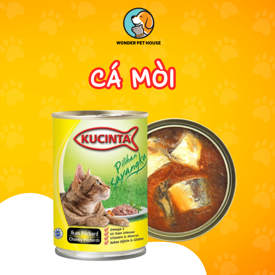 [NEW] Pate lon KUCINTA 400g cho mèo mọi lứa tuổi - Pate Giá Rẻ