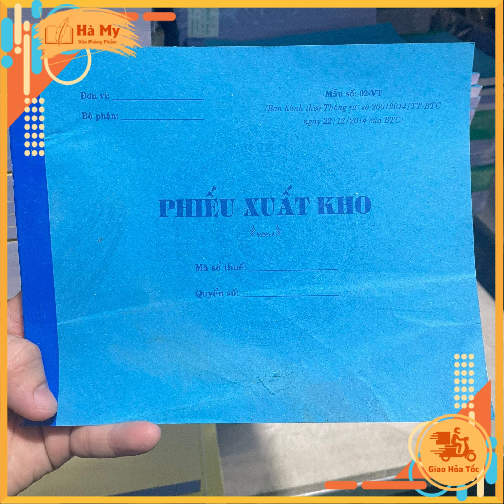 Phiếu Xuất Kho - Nhập Kho 1 Liên, 2 Liên, 3 Liên Khổ A5 (16x20cm)