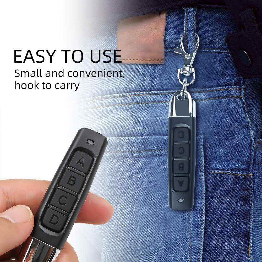 HLINKEY 315/330/433MHz Wireless Cloning Remote Control RF Transmitter Copy Controller Garage Gate Opener Remote Key Duplicator for Safety