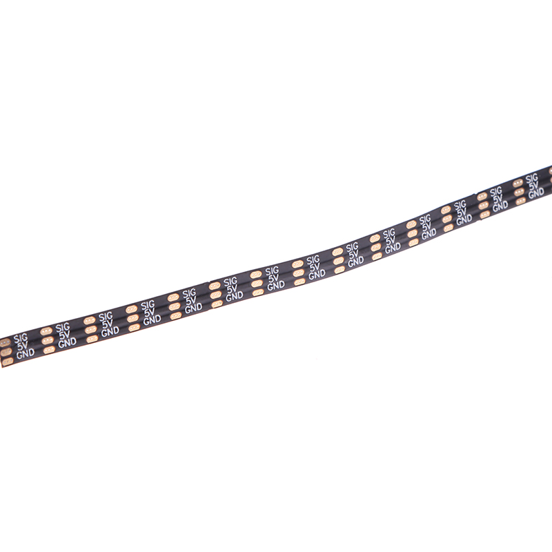 WS2812 Chip 3.5mm Width 5V Flexible Strip Board Built-in 10 / 20pcs RGB LED IC 50 / 100mm Length For RC FPV Racing Drones. 