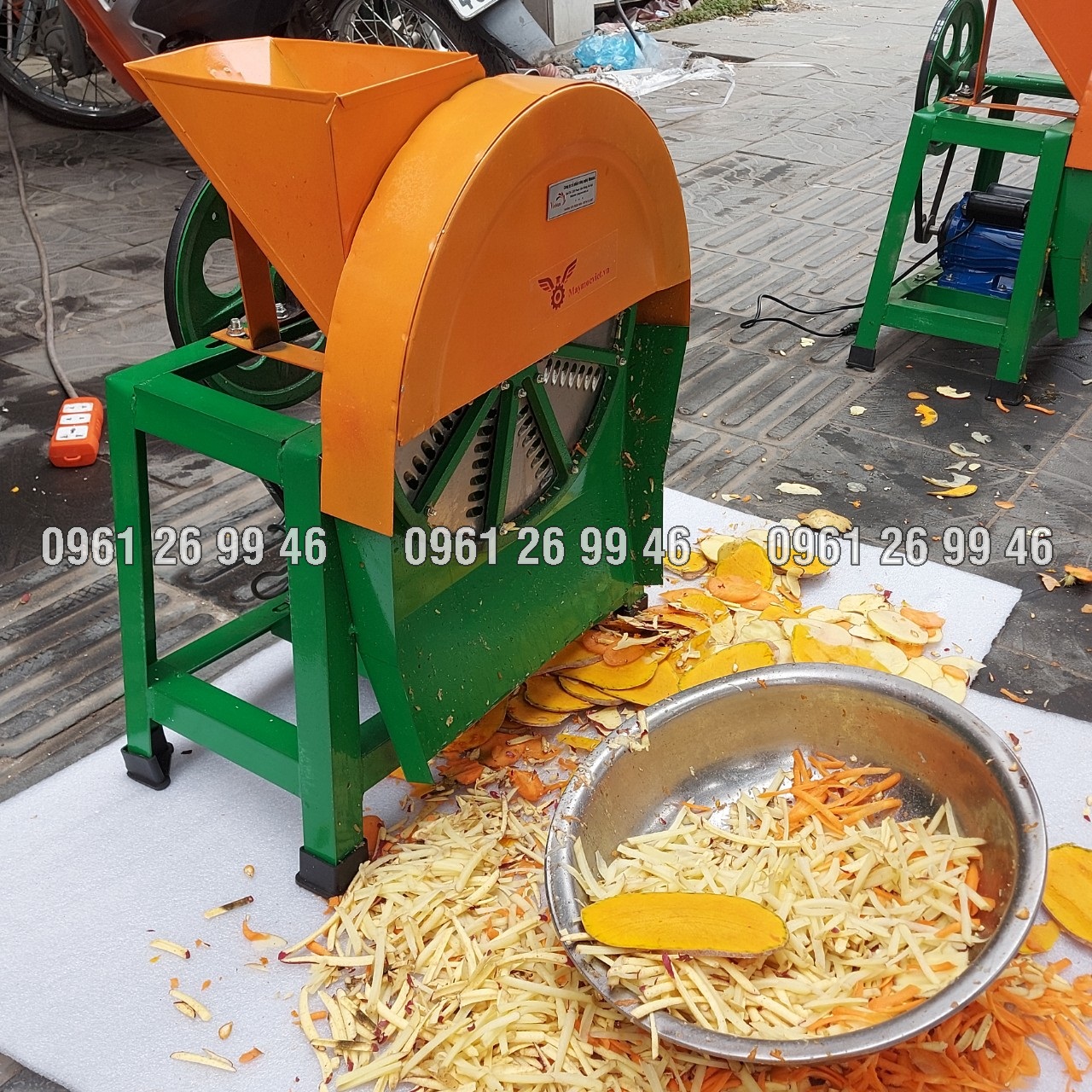 Máy thái sợi cà rốt, khoai sắn, củ cải VM T2CN75