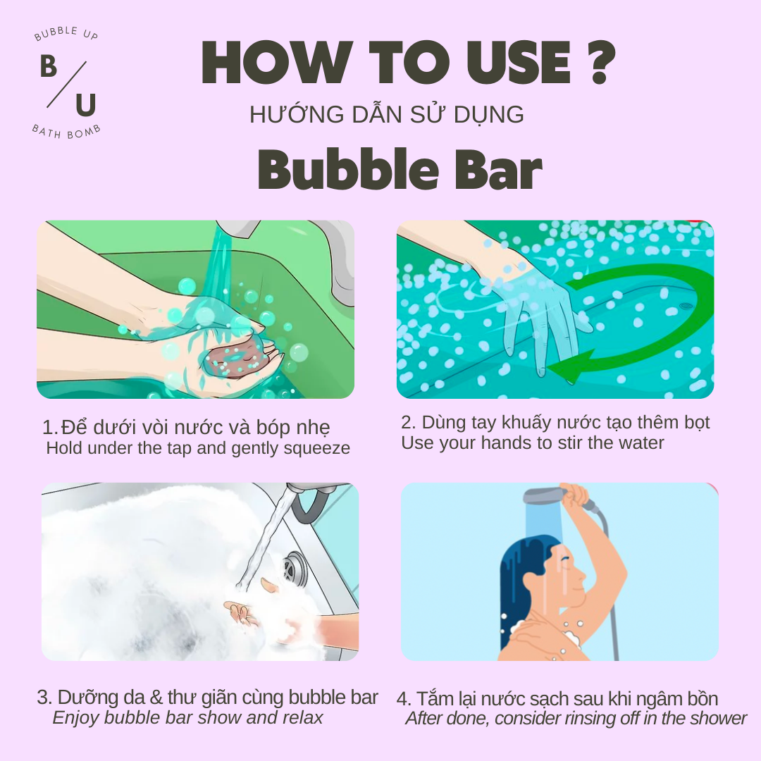 CLOUDY Viên kem tạo bọt siêu khủng/ Bubble Bar [Bubble Up]