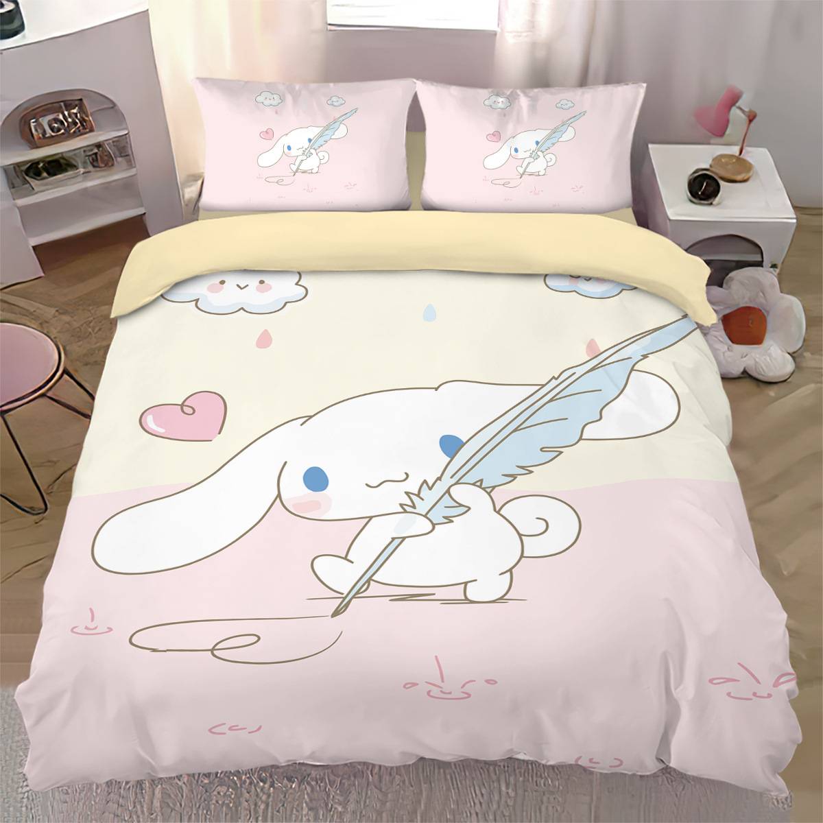 Cinnamoroll baby Cinnamoroll 3in1 Bedding Set Bed Sheet Quilt Cover ...