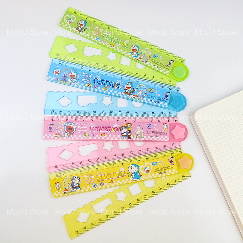 Thước kẻ gập đôi dài 30cm DORAEMON DOREMON dễ thương cute MON0279