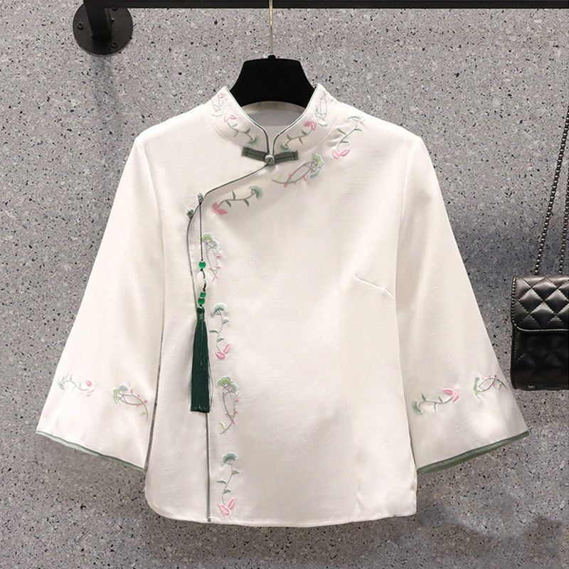 利bộ đồ hán phục cách tân dáng ôm thời trang mùa hè 2023 plus size cho nữ