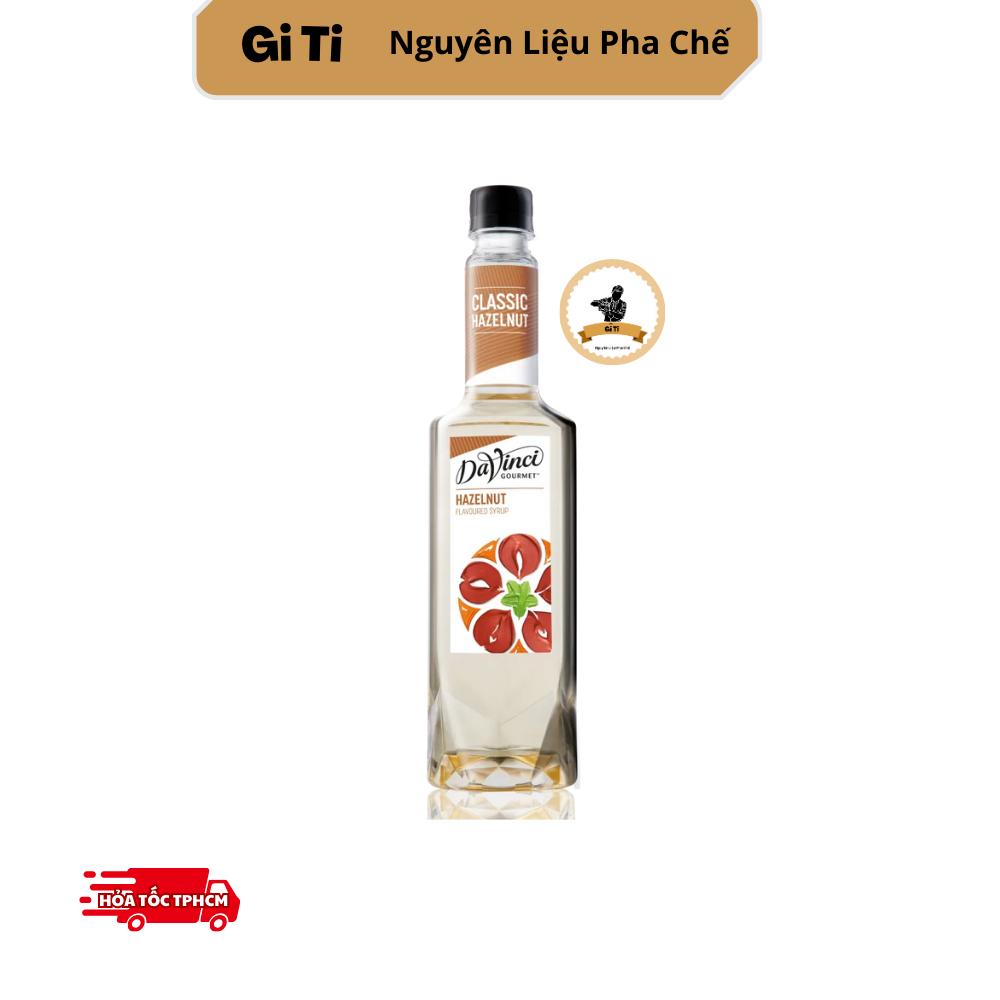 Siro/Syrup Davinci Hazelnut /Siro Davinci Hạt Phỉ 750ml