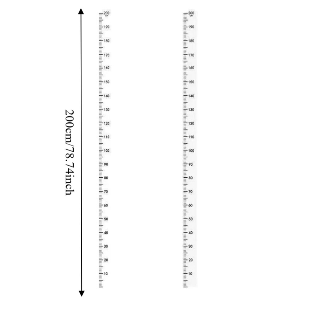 Scale Transparent Height Measurement Wall Sticker Waterproof Removable ...