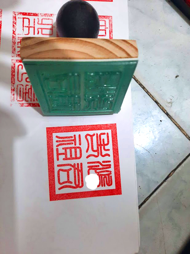 Ấn Triện Hồng Quân Lão Tổ, 6 x 6cm, cao su nhập khẩu, gỗ chắc chắn, siêu bền sắc nét, không bao gồm hộp mực