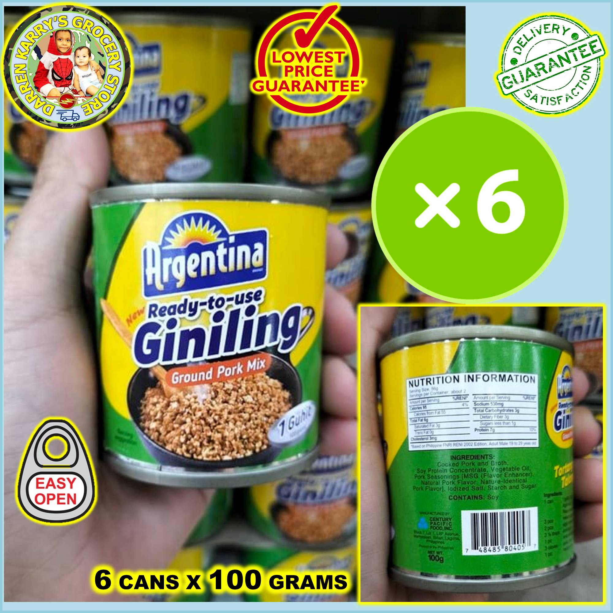 Argentina Giniling 100gm x 6pcs * New Ready To Use Ground Pork Meat 1