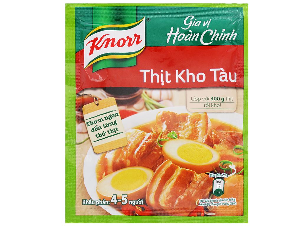 Gia vị hoàn chỉnh thịt kho tàu Knorr gói 28g