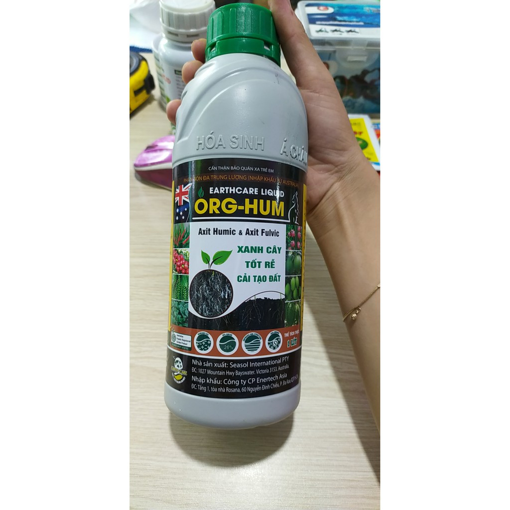 PHÂN BÓN LÁ ORG -HUME BUNG RỄ BẬT MẦM CHAI 01 LÍT