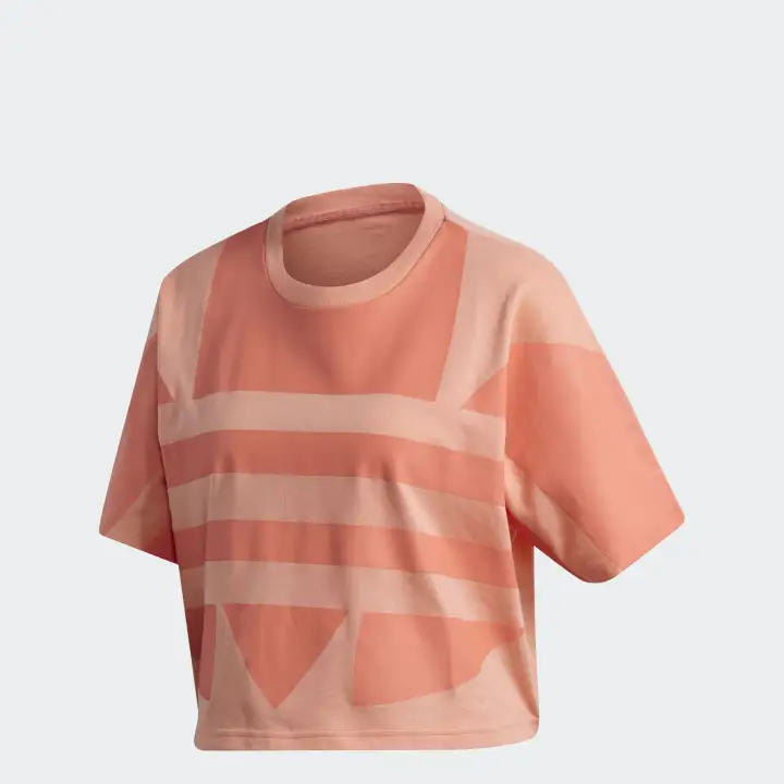 adidas crop top orange
