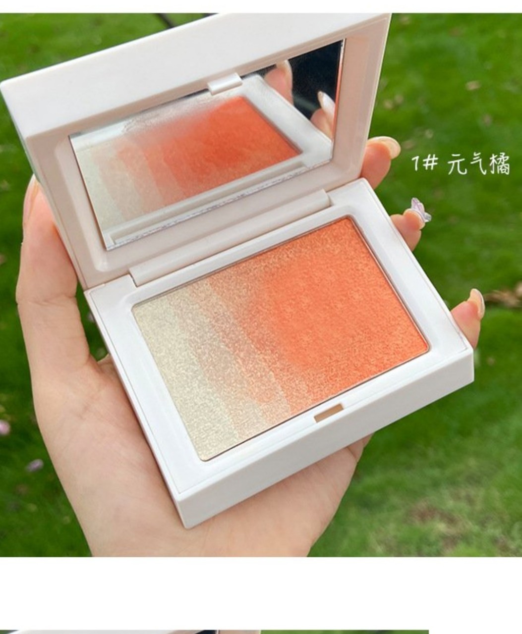 [HCM]Phấn má hồng kiêm bắt sáng nhũ Xuan color