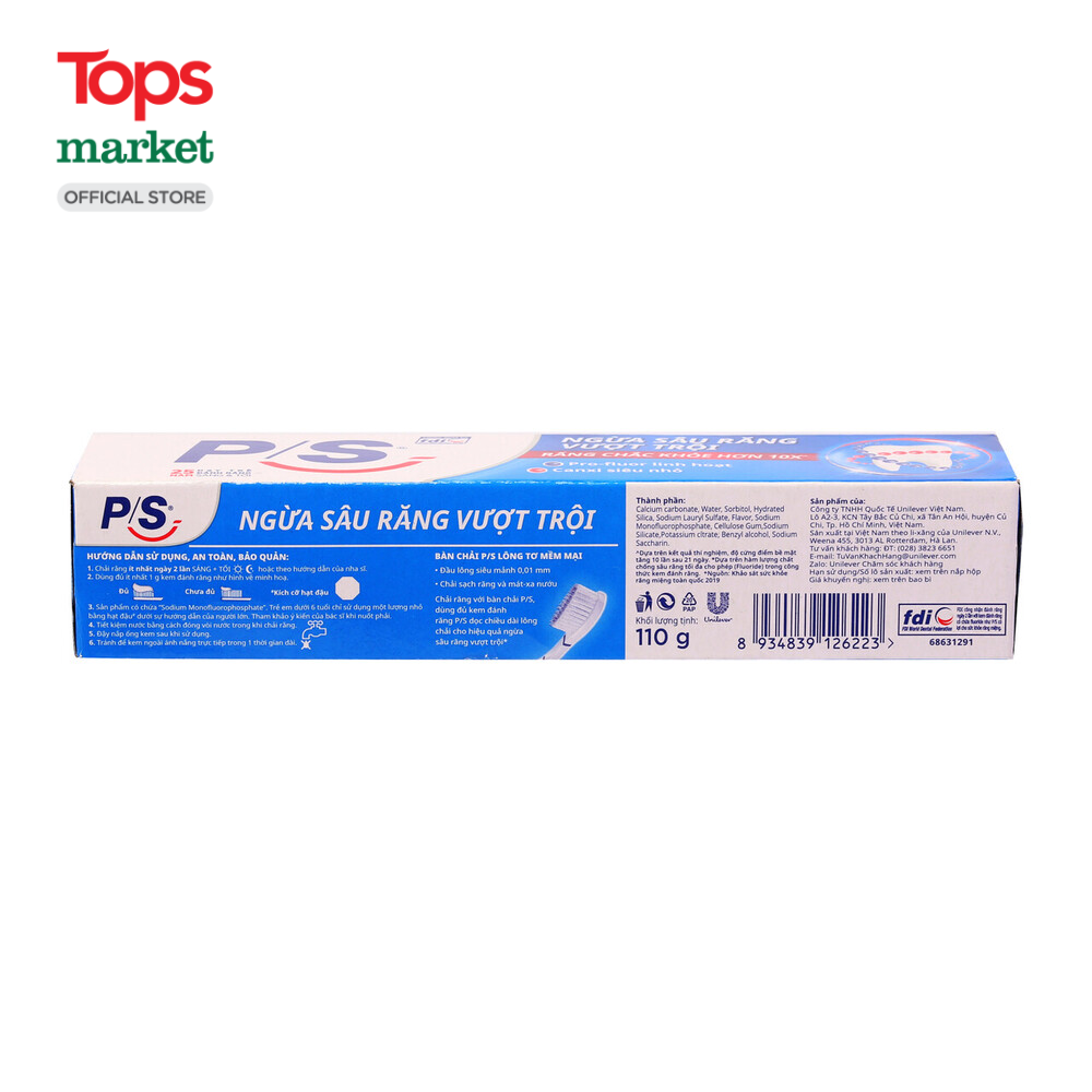 Kem Đánh Răng P/S Ngừa Sâu Răng 100G