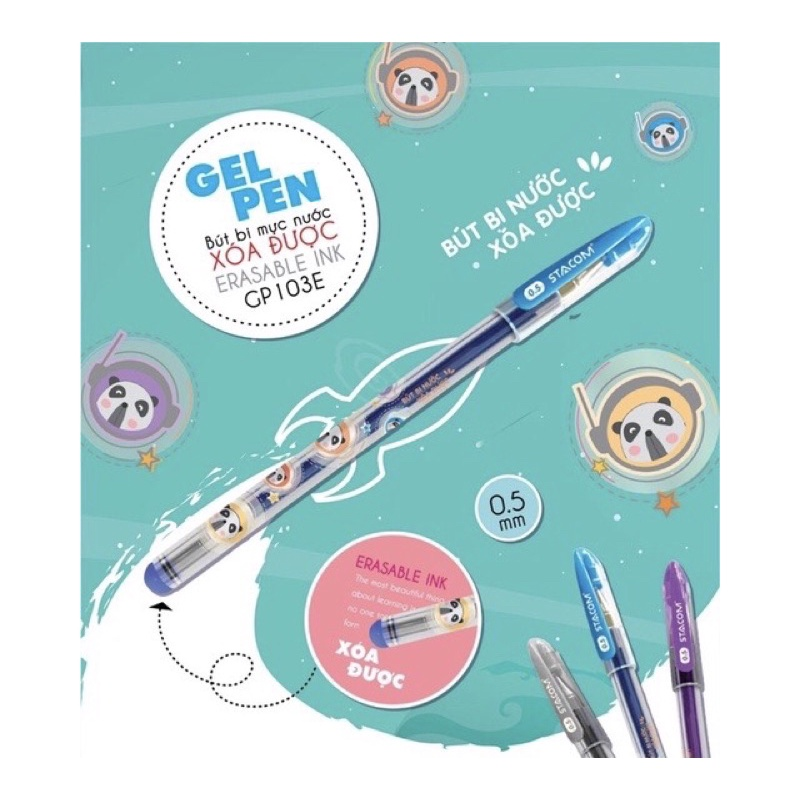 Bút bi mực nước STACOM GP103E 0.5mm