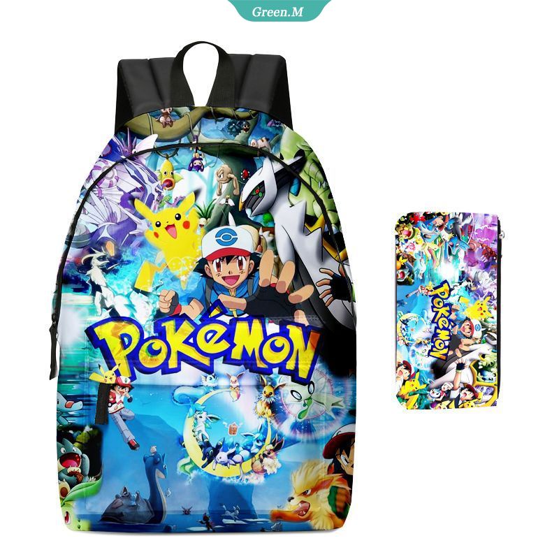 Ba lô đi học hình pokemon làm quà tặng sinh nhật giáng sinh cho bé