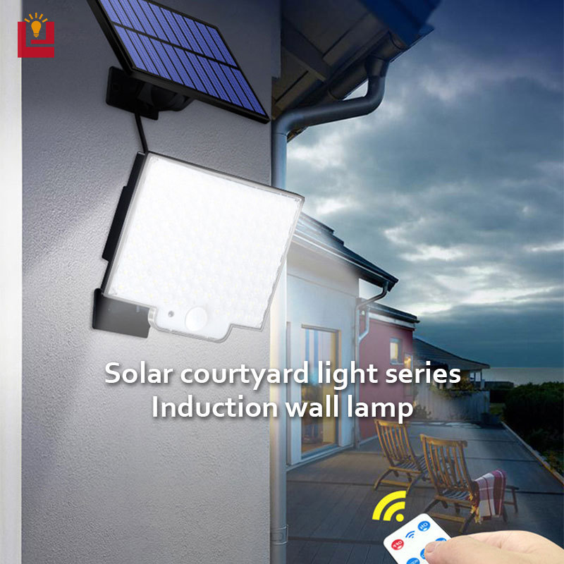 Solar Lights Wall Lights Outdoor Lighting Garden Lights Remote Control Human Sensor Lights Super Bright Spotlights