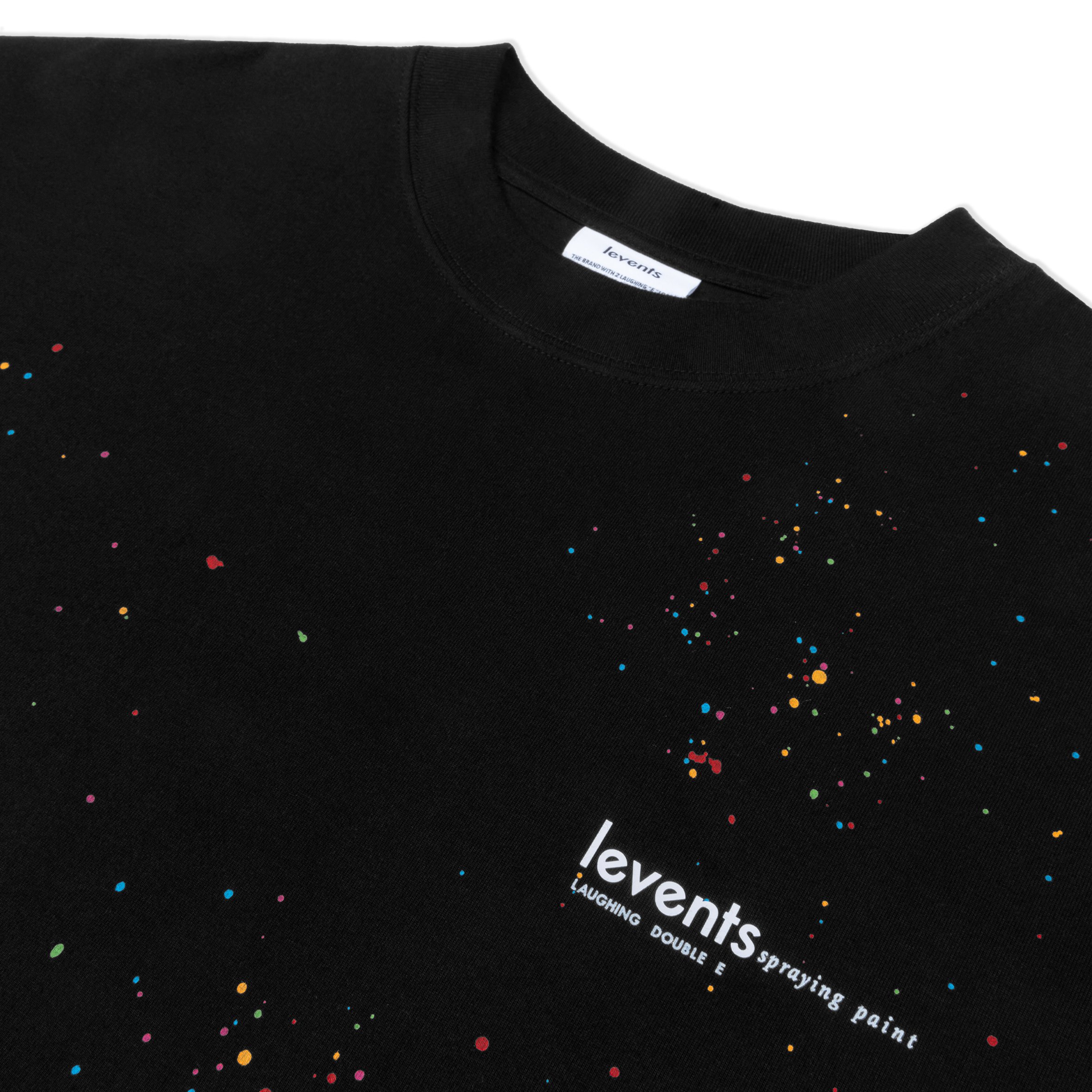 Áo Thun Levents Colorful Paint/ Black