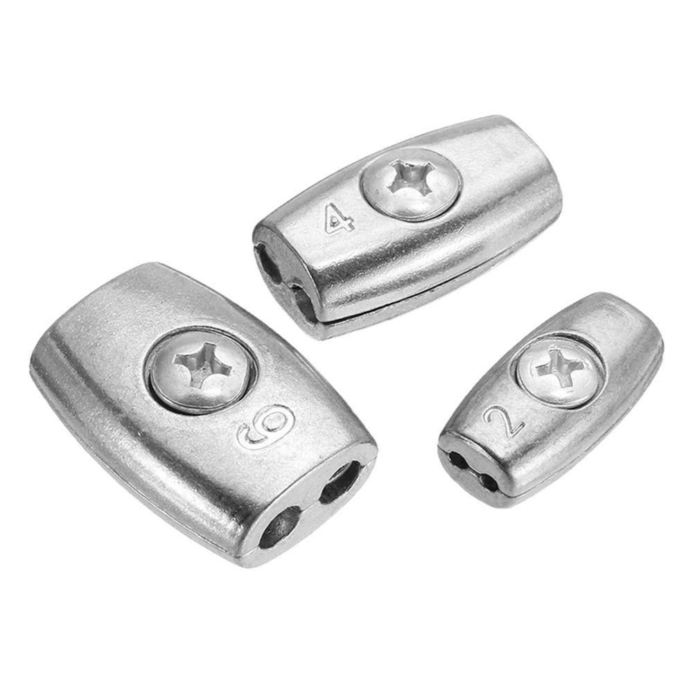 1Pc%20Silver%202/3/4/6/8mm%20Wire%20Rope%20Sleeve%20Fixing%20Clip%20Grip%20Clamp%20Cable%20Clip%20Double%20Hole%20Hardware%20Wire%20Ferrules%20Steel%20Wire%20Rope%20-%20Image%204
