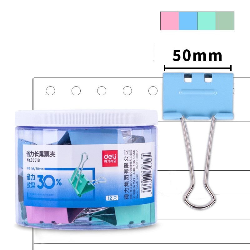 Kẹp Tài Liệu Giấy Tờ Văn Phòng Đủ Size
