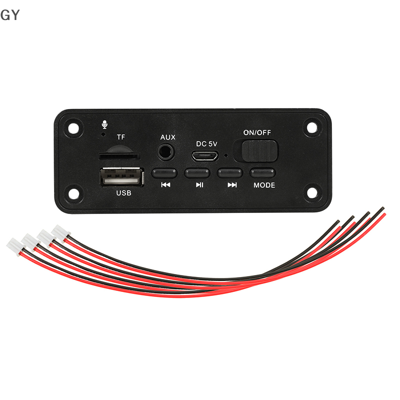 GY Bluetooth 5.0 MP3 Player 2*3W Decoder Board Speaker Car FM Radio Module