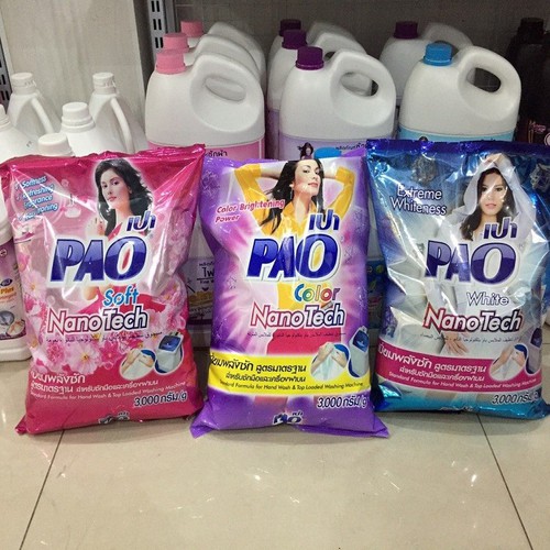 [HCM]Bột Giặt Pao Nano Tech 3kg Thái lan