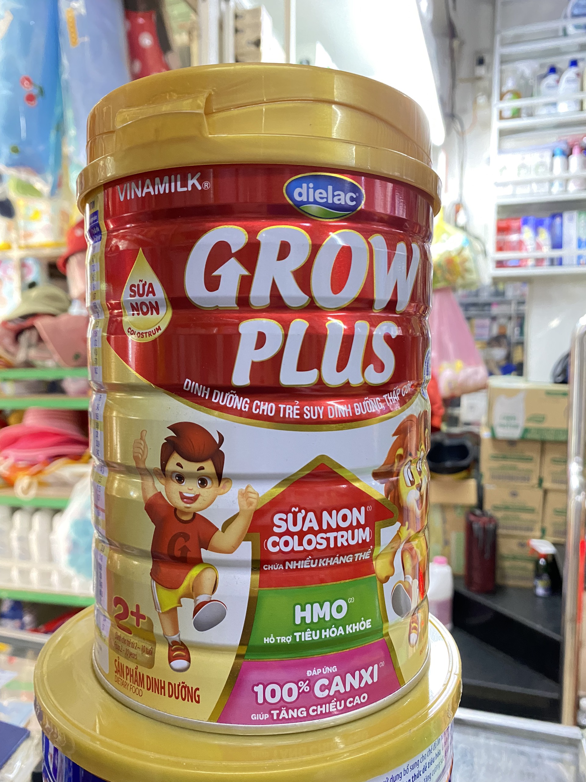 Sữa Dielac Grow Plus 2+ 900g (2-10 Tuổi)