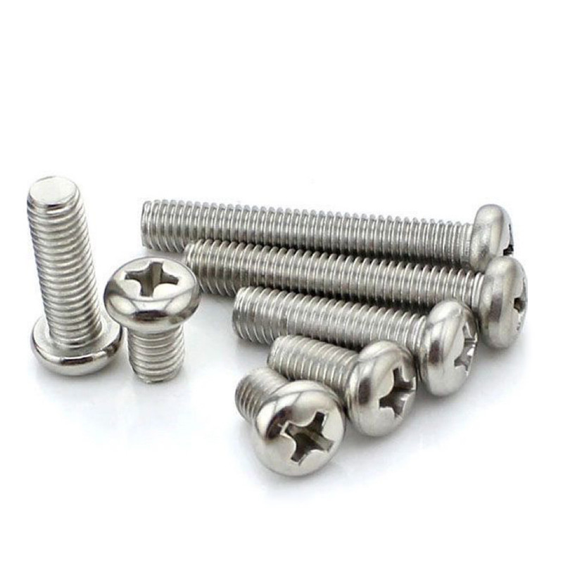 Ốc Vít pake đầu tròn M3,M4,M5 inox 304