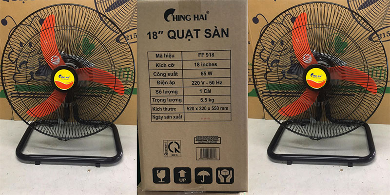 Quạt sàn công nghiệp Chinghai FF918