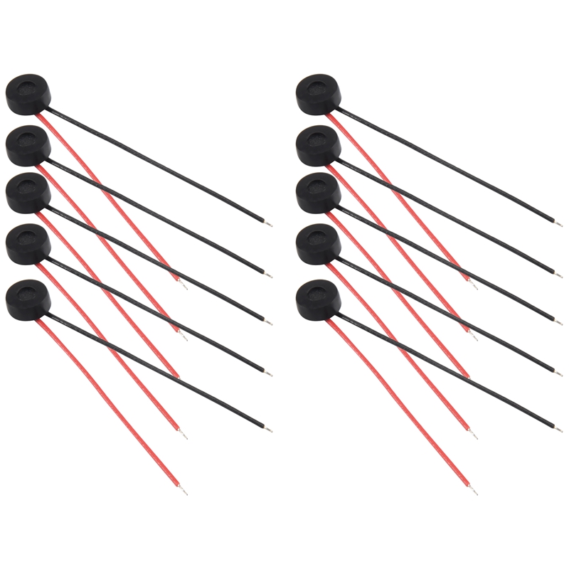 10pcs electret condenser mic 4mm x 2mm for pc phone mp3 mp4