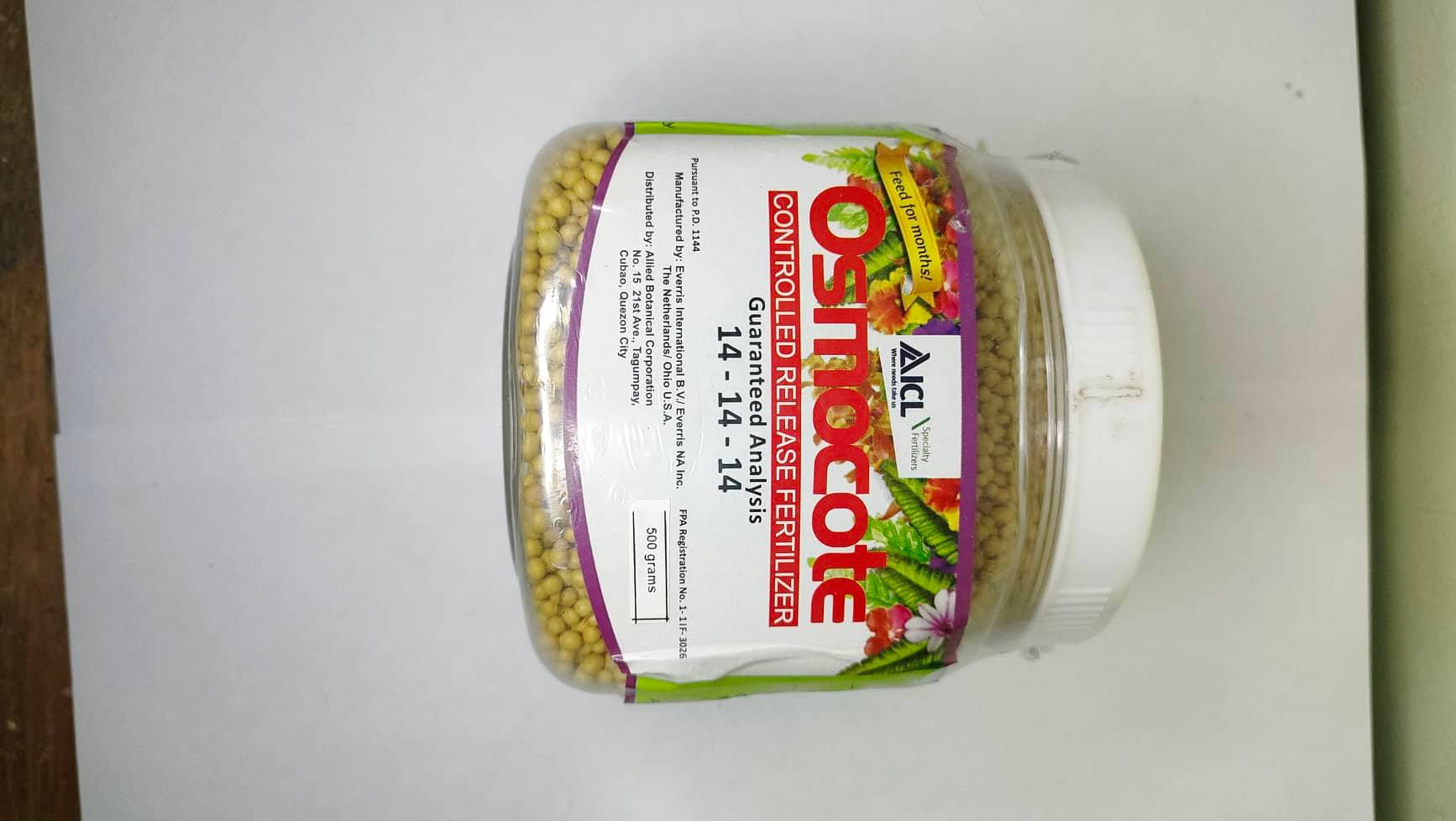 Osmocote Controlled Release Fertilizer 14-14-14 500g and 10 grams AICL ...
