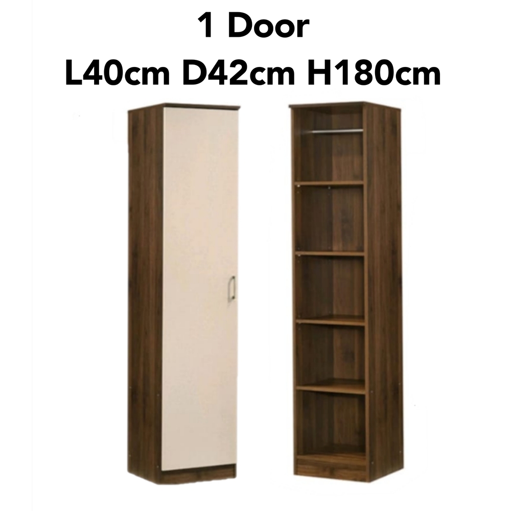 BEST LINK FURNITURE 1 2 3 Door Wardrobe /Storage /2 Door