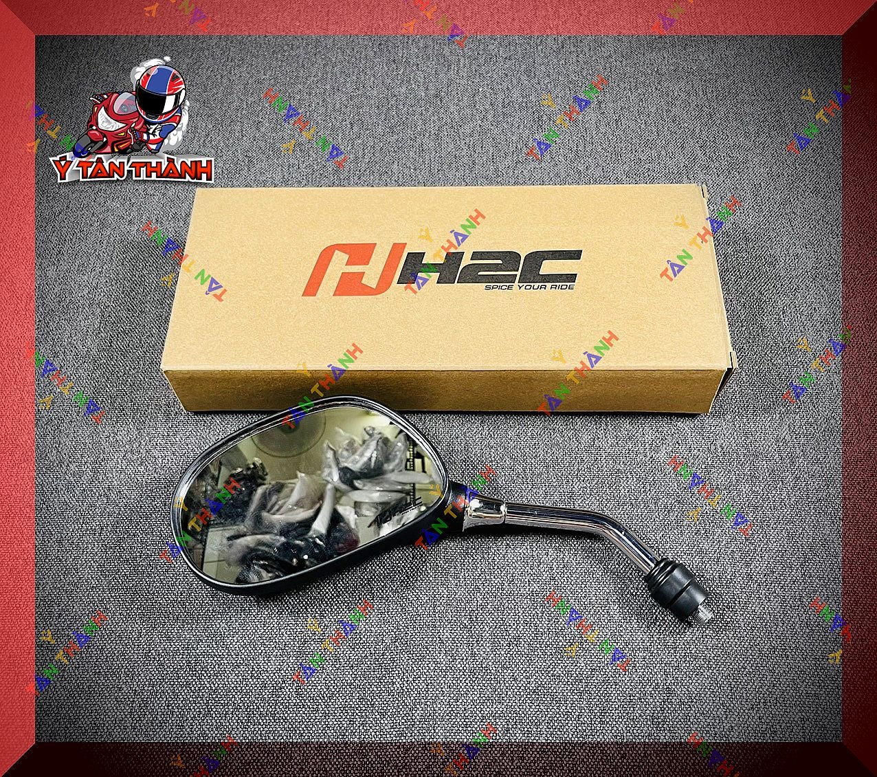 Kiếng hậu Spark H2C bên trái MS03
