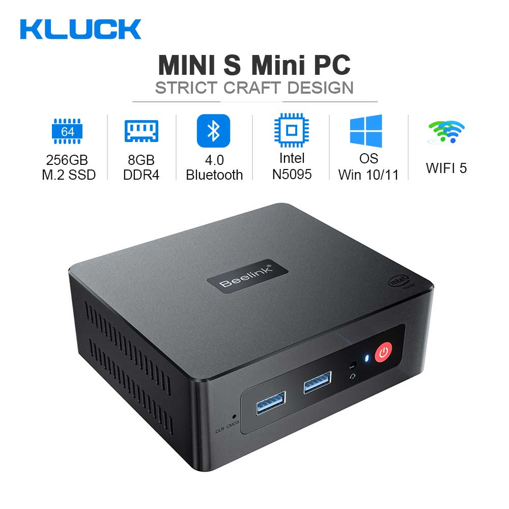 Beelink Mini S ミニPC 8GB SSD 256GB WIN11 Beelink MINI S Quad
