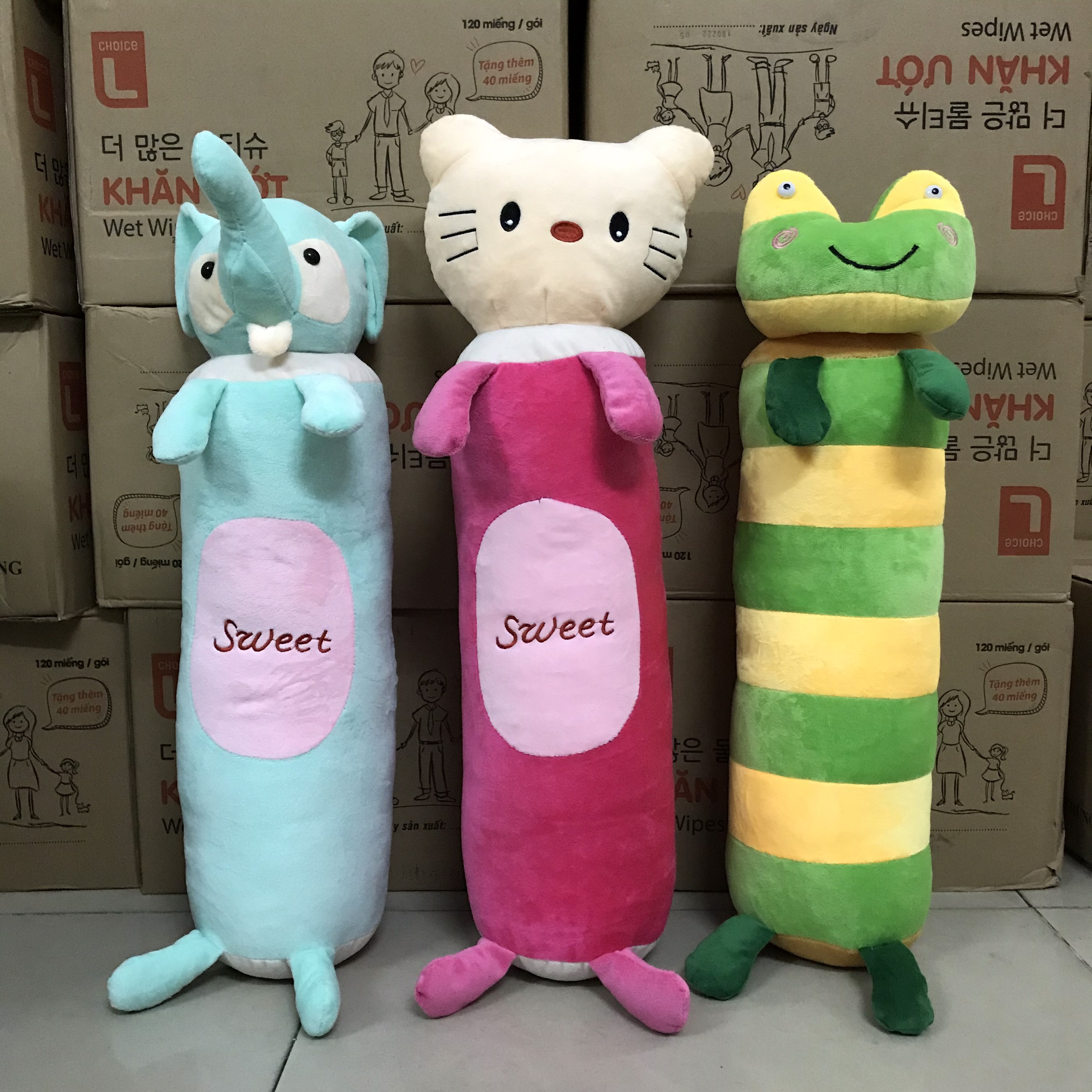 Gối ôm cho bé hình thú siêu dễ thương HaTiSu