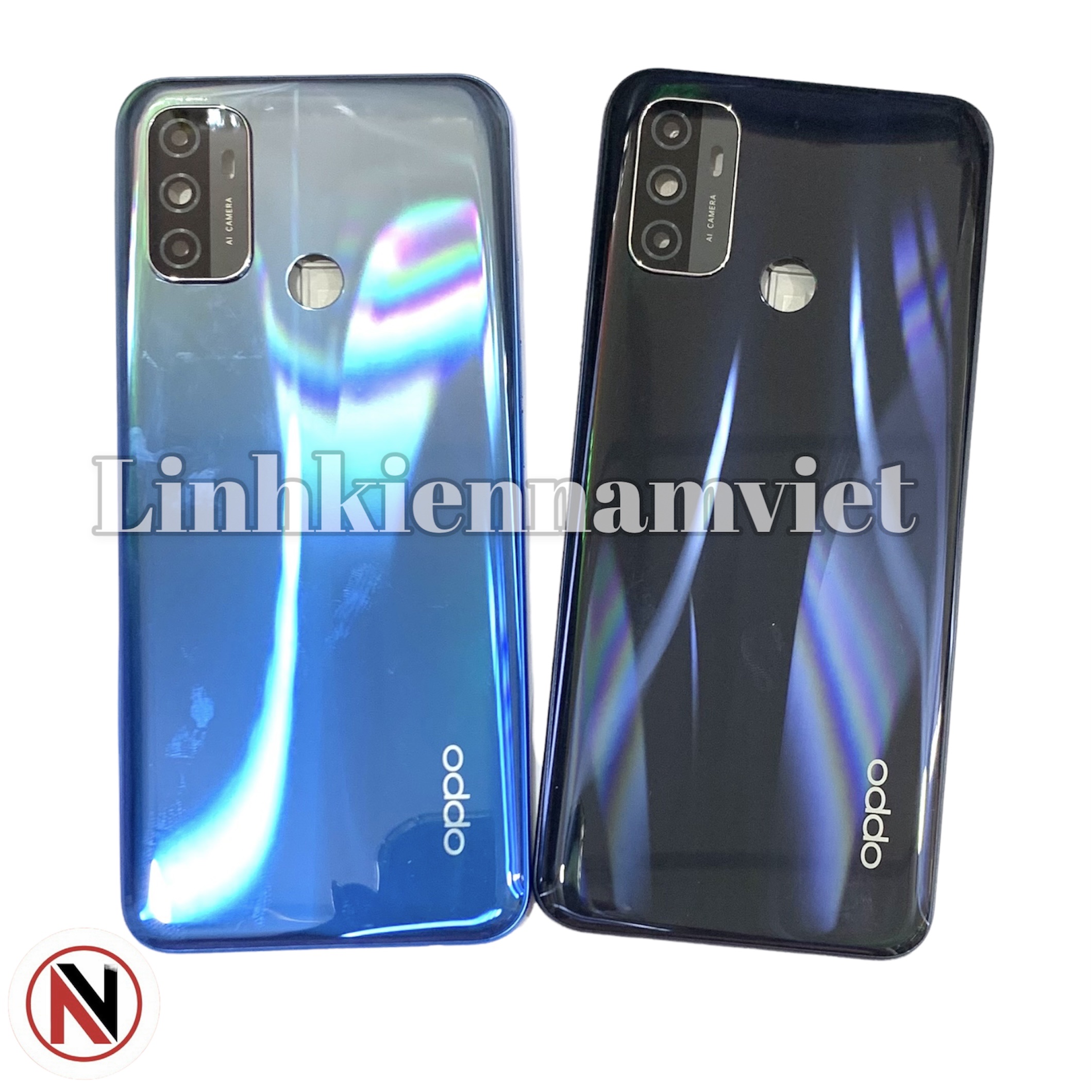 Vỏ bộ Oppo A53 full bộ (khung sườn + nút , khai sim , kính camera  )