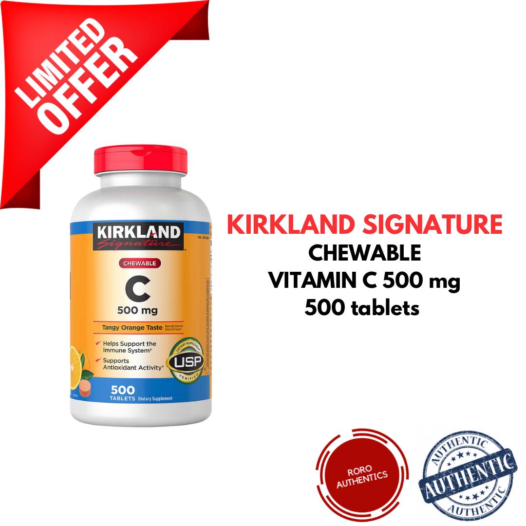Kirkland Signature Chewable Vitamin C 500 Mg 500 Tablets EXPIRY FEB kirkland-signature-chewable-vitamin-c-500-mg-500-tablets-expiry-feb