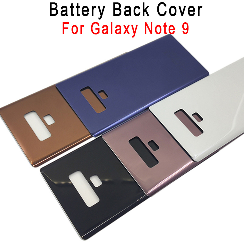 【Fast-selling】 Housing Cover For Galaxy Note9 note 9 Glass Panel Back Case Door Rear Replacement With Adhesive Sticker