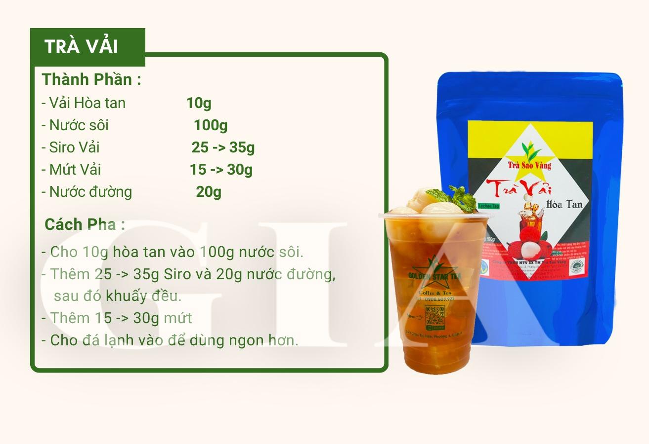 Trà hòa tan Sao Vàng gói 500g