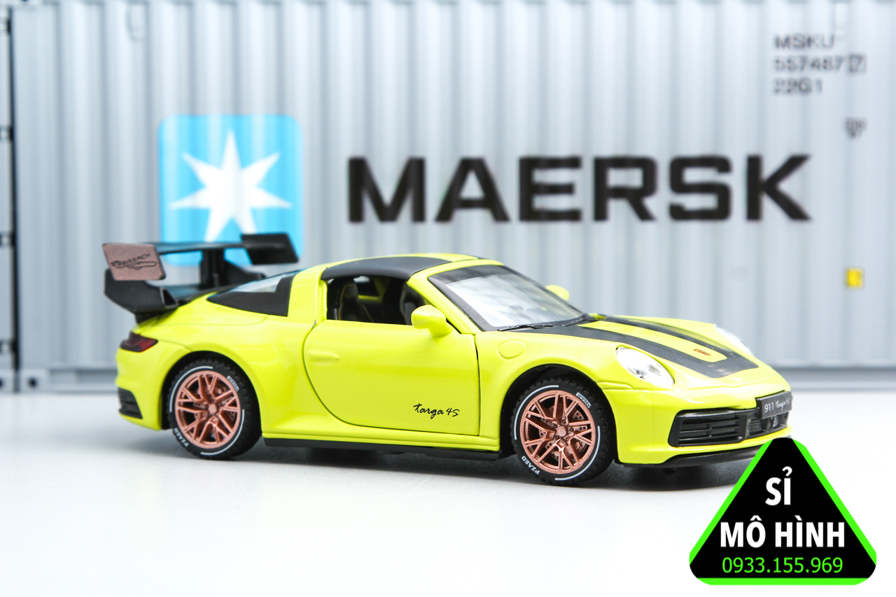 [ Sỉ Mô Hình ] Mô hình xe Porsche 911 Targa 1:32